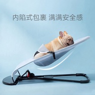 Dog Rocking Chair, Portable Cat Rocking Chair, Pet Dog Bed Cat Sofa Foldable Rocking Chair