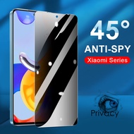 Anti Glare Peep Tempered Glass For Xiaomi Mi 14 13 12 11 Lite 13T 12T 11T 11i 10T 9T Redmi Note 13 12 12S 11 11S 10 10s 9 9s 8 7 13C 12C 10A 10C 9T 9A 9C 8A 7A Poco X6 X5 X4 X3 M5 M4 M3 F5 F4 F3 F2 Pro Privacy Screen Protector