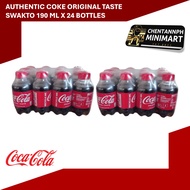 2 PACKS - Authentic Cola cola COKE Original Taste Swakto Softdrinks Beverages Soda Cola 190 ml x 24 