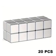 AShop Neodymium Magnet Cube Square Strong Magnet Cube 8x8x8mm 20PCS