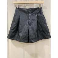 GRL Shorts Black Shiny Fabric Beautiful And Stylish Shape Suitable For Work Or Party. Premium Import