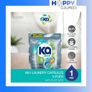 [TRIAL PACK 5s] *ANTI DUST MITE* Ka Laundry Capsules 4-in-1 KA Anti Dust Mite KA Laundry Pods Deterg