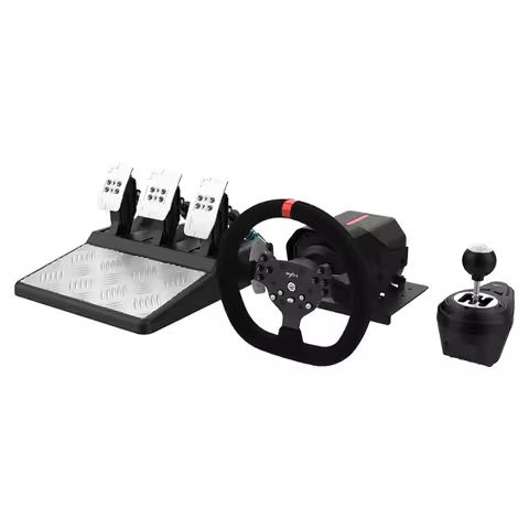 Feedback racing game steering wheel 900 degrees car emulator simulated driving P4GT