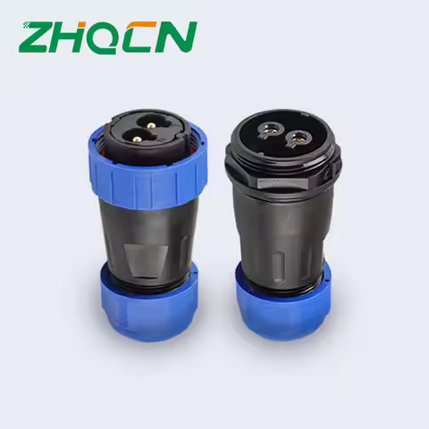 ZHQCN LD28 Solderless Screw Crimping Aviation Connector IP68 Waterproof Docking 2Pin 3Pin 4Pin 6Pin
