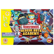 EF3 SERIES Transformers Rescue Bots Academy Abc Colouring Book 16 Pages B4 Size