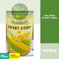 ✅JAMIN HALAL ADA COP HALAL✅ Delicies Sweet Corn （475g） ｜ Delicies Jagung Manis