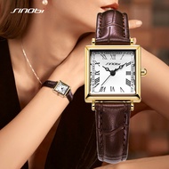 Sinobi Watch Female Watch Waterproof Belt Watch Student Party Female Retro Small Square Watch Watch 
