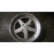 17inch 3piece TRD superstar more OW-33 japan rims