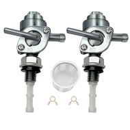 2 Pek Injap Penutup Bahan Api Generator Lelaki M10X1.25mm dengan Penapis Bahan Api Sesuai untuk Hond