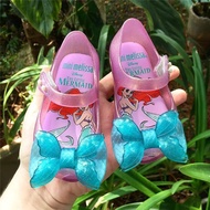 top●【READY STOCK】Melissa Mini Mermaid Jelly Shoes Kids Beach Sandals Children Princess Candy Non-slip Melissa SandalsTH