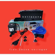 Aquarium PUMP ONE SET FILTER BOX FREE FOAM AQUARIUM FILTER