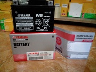 AKI MOTOR ORIGINAL YAMAHA aki kering geniun battery motor beat fi fino scoopy dll