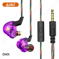 หูฟัง QKZ รุ่นใหม่ AK6-DMX อินเอียร์ Earphone Sport Earbuds Stereo With HD Mic มีไมโครโฟน สายยาว 1.2