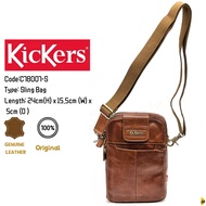 KICKERS Brand Men’s Genuine Leather Sling Bag ( C78007-S )
