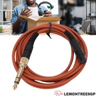 LEMONTREE9GP Headphones Replacement Cable, MINI 3Pin XLR to 3.5mm/6.35mm Gold Plated Stereo Sound Ca