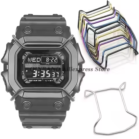 for Casio DW5600/5610//5035/6900 GA2100/100 GX56 GW6900 Metal Bumper Watch Protector Watches Bumper
