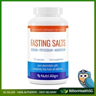 [sgseller] Fasting Salts Capsules: Pure Electrolyte Supplement for Extended Fasting. Sodium, Potassi