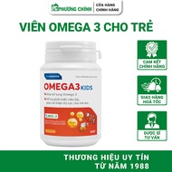 Viên Dầu Cá Omega 3 Cho Bé Meracine Omega 3 Kids Hỗ Trợ Bé Phát Triển Não Bộ & Thị Lực 60 Viên/Hộp