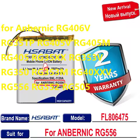 Top Brand 100% New Battery for Anbernic RG406V RG351P RG405V RG405M RG405 RG35XX RG353V RG350 RG353M
