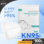 KN95 Mask 50pcs 5Ply Face Mask 3D Anti Dust Pollution Face Mask Washable K95