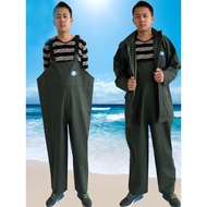 baju hujan perempuan baju hujan waterproof plus size Seluar cuci kereta Jiang Taigong, seluar air, s
