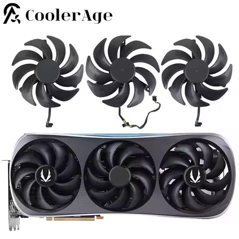 102MM RTX4080 RTX4090 Video Card Fan For ZOTAC GeForce RTX 4080 4090 AMP EXTREME AIRO Graphics Card 