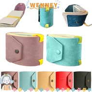 WEY Cash Bag, Money Wallet Organizer Leather Wrap Wallet, Compact Fast Cash Access Money Holder Wall