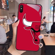 NC-17 Chicago Bulls Glass Case For Xiaomi Redmi 9A 9i 7 Note 7 Pro
