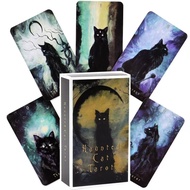 Haunted Cat Tarot Tarot Waite System Surreal Fantasy Cat Card English Board Game Card Game Haunted C