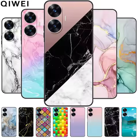 For Realme C55 Case RMX3710 Soft Silicone TPU Cover Phone Cases For Realme C55 6.72'' RealmeC55 C 55