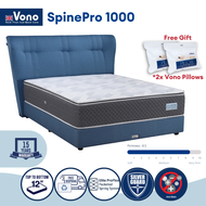 Vono SpinePro 1000 Mattress (Tilam Vono) | 15 years Warranty | Elite Pocketed Posture Spring System