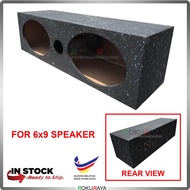 6x9 2Hole Double Sub Woofer Speaker Hot Box 4 Thickness Plywood