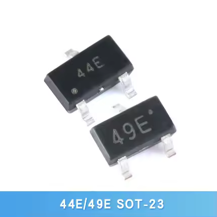 10PCS S49E 49E 44E SOT-23 Hall Effect Sensor Switch Hall Element SOT23 SS49E A3144E SOT AH49E HAL314