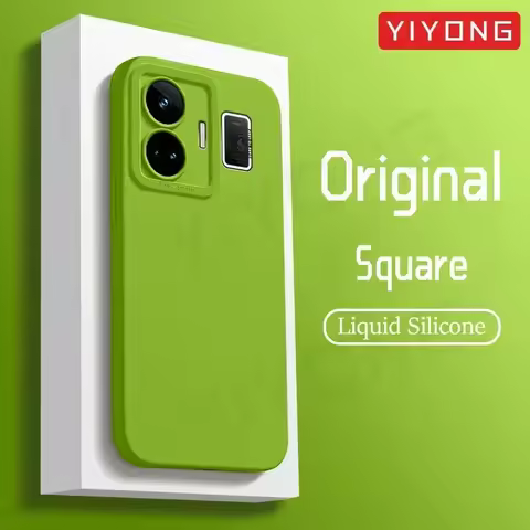 For Realme GT Neo5 Case YIYONG Liquid Silicone Soft Cover For OPPO Realme GT3 GT2 Pro GT Neo 5 3T 2 