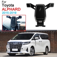 Gravity Car Mobile Phone Bracket Air Vent Mount Support Cell Phone Holder for Toyota Alphard Accessories 2015-2019