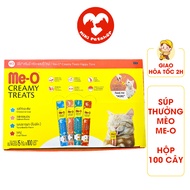 HỘP 100 Súp Thưởng Cho Mèo Me-O Creamy Treats - Miki Petshop