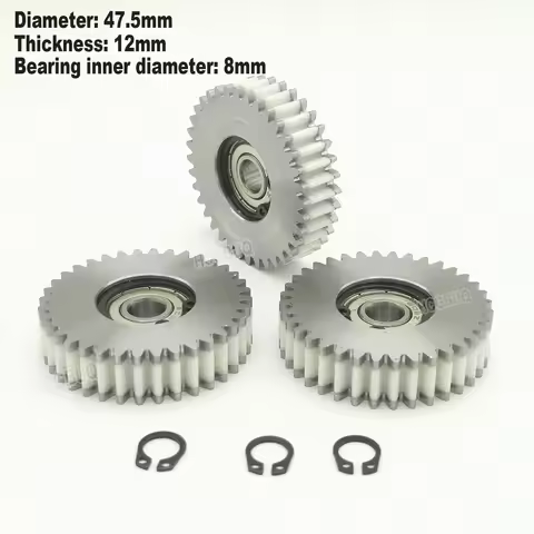 36 Teeth 47.5x12mm Steel and Nylon Gear For Bafang Bike Motor G020 G060 G062 500W 750W 1000W Electri