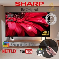 SHARP Google Tv 4K Ultra HD 55 inch 55" / 50" Smart Led 4TC55FJ1X Smart Android TV 4TC50FJ1X Digital