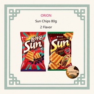 [ORION] Sun Chips 80g 2 Flavors Hot Spicy, Mexican Grill Taco/Korean Snack