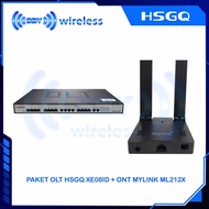 PAKET ONT XPON MYLINK ML212X ONU With OLT EPON HSGQ XE08ID (Non SFP)
