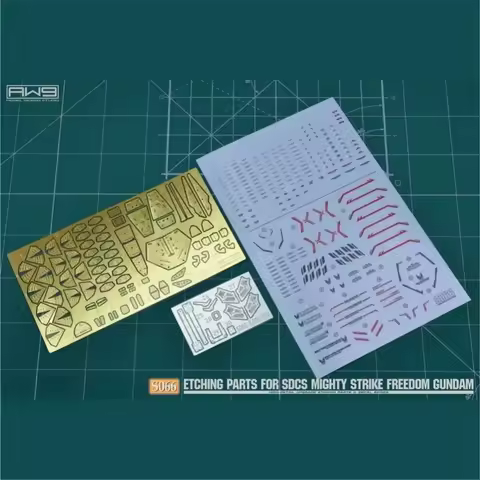 MADWORKS S066 Details Upgrade Etching Parts Self Adhesive Decals for SDCS Mighty Strike Freedom Mode