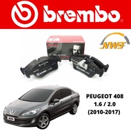 [BREMBO] BRAKE PAD FRONT & REAR PEUGEOT 408 (2010-2019)