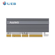 MAIWO การ์ดอะแดปเตอร์ M.2 NVME SSD PCIE 3.0 X16การ์ดขยาย LED สำหรับ WIN 7 8 10