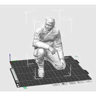 3D Human Motorbiker Rider Motorbike 3D Printer Product