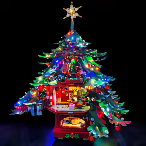 LYBMTWF LED Lighting Kit Compatible with Lego 41843 Christmas Tree (NOT Include The Model Bricks)