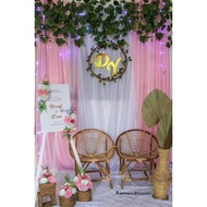 Dekorasi lamaran backdrop VARIASI/Dekorasi lamaran/akadnikah