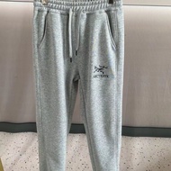 Ready Stock Arcteryx Classic Print Sweatpants Men's & Women's Loose Fit Casual Plus Size Cotton Pant