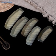 {hangmaiow} 1*Natural Amber Ox Horn Comb Hair No Static Health Care Brush Hairdressing Comb {well}