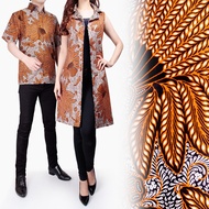 Couple Batik Omal 2in1 Long Blazer for Women and Men Batik Shirt