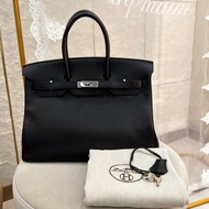 Birkin 35/ 黑銀扣